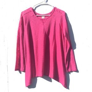 Arizona Jean Co. Lacy Long Sleeve Top Size XL Jr.